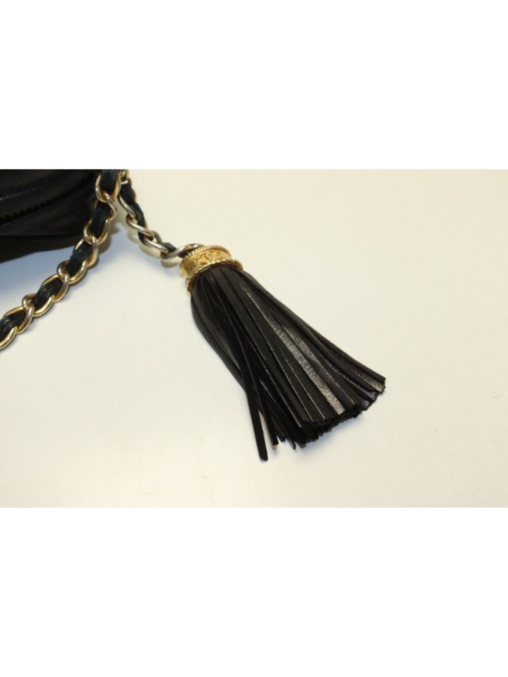 Chanel 0 Quilted Fringe GD Leather Chain Shoulder - Picture 7 of 9